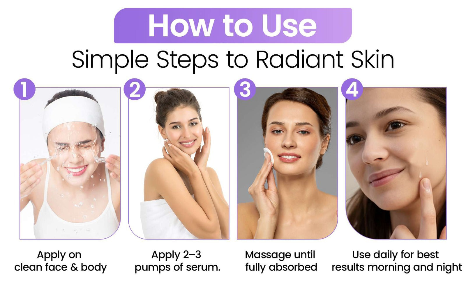 Face & Body Serum with Lavender Scent & Coconut Oil