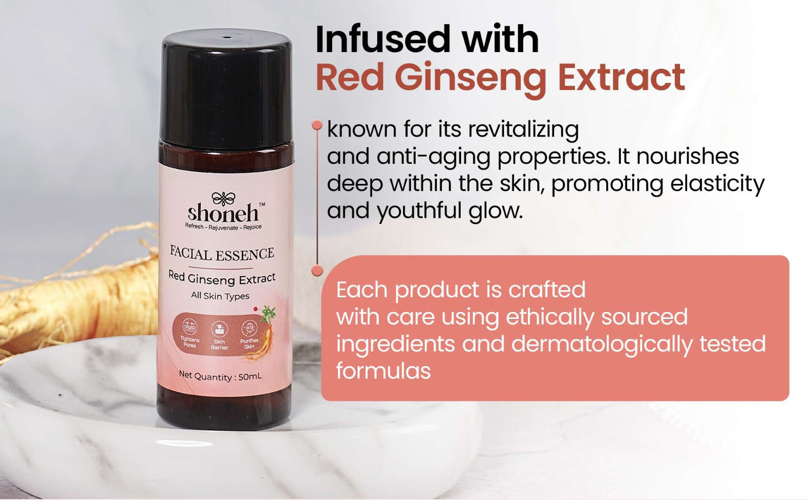 Facial Essence with Red Ginseng Extract