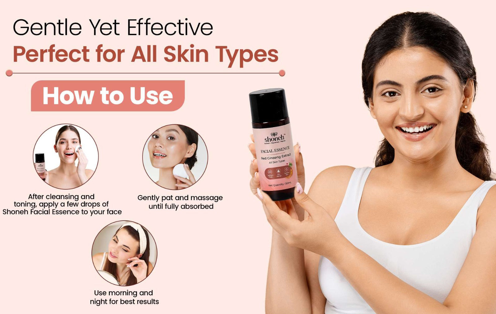 Facial Essence with Red Ginseng Extract